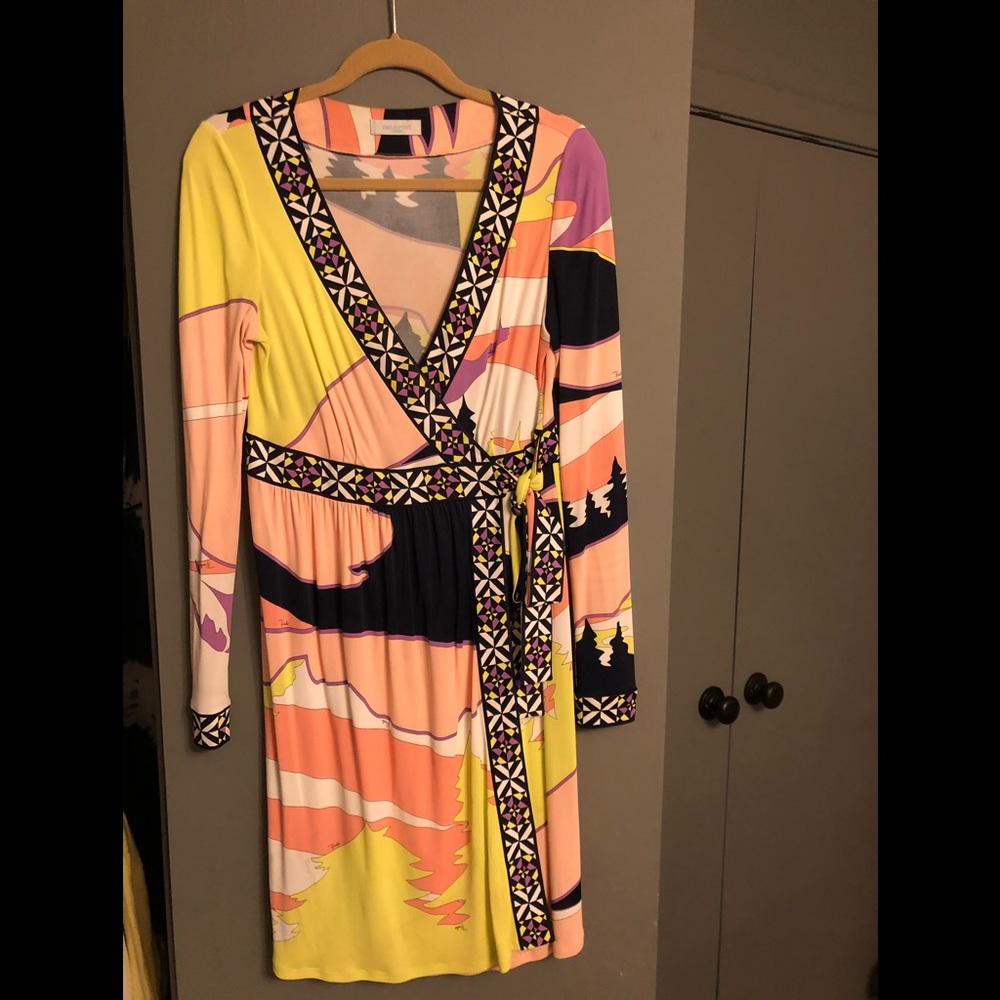 Vintage Emilio Pucci Wrap Dress - Size 12
